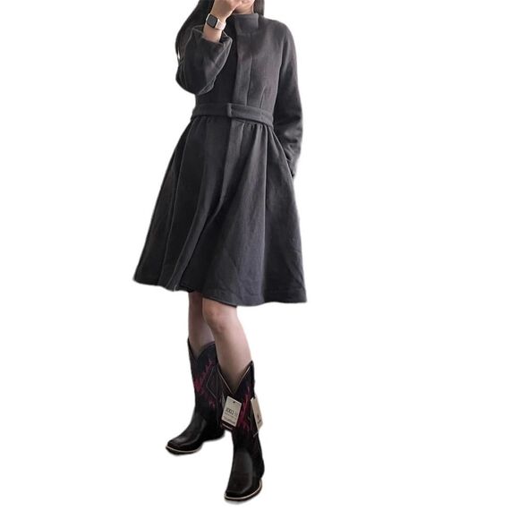 Loeffler Randall Button up wool trench coat US4 - Picture 1 of 16